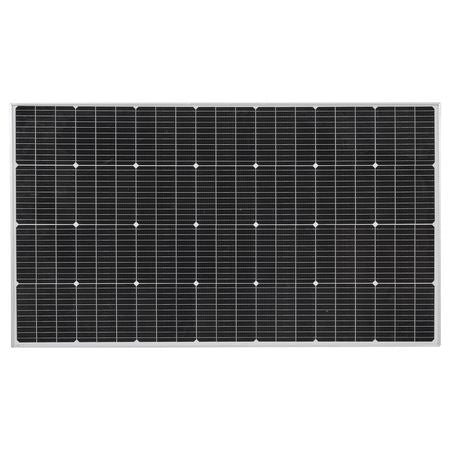 200W Monocrystalline Solar Panel, 23% High-Efficiency Mono PV Module with Stable MC4 Output & Aluminum Frame, IP65 Waterproof Solar Panel for Car Boat RV Flat Rooftop Off-Grid Applications