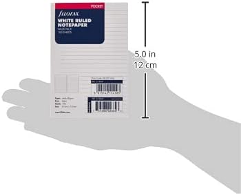 Filofax Pocket Ruled White 100 Pack (B213047)