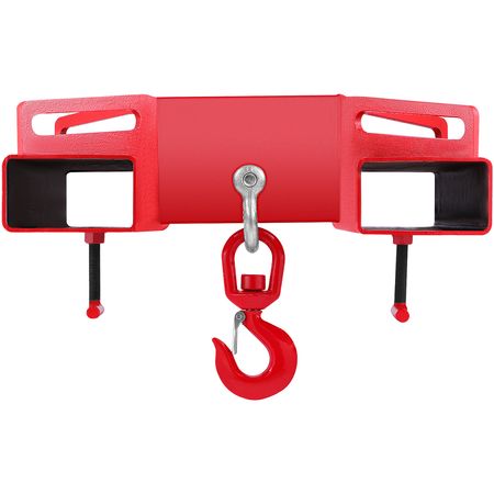 3 Tonne Large Forklift Lifting Hook Attachment 3000kg Telehandler Crane Jib Test Cert