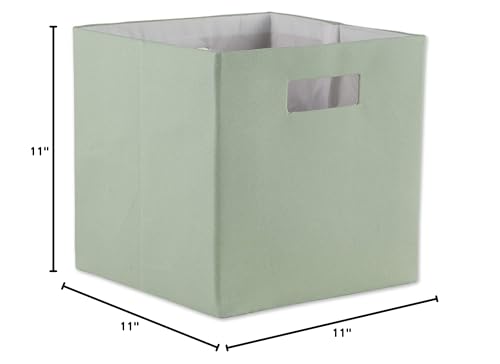 DII Collapsible Polyester Storage Cube, Solid, Lightweight and Durable, Small Square, 11x11x11, Mint - color: Mint, size: Small Square, 11x11x11"