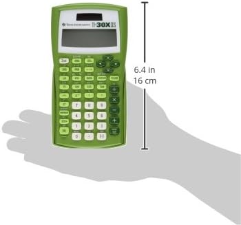 Texas Instruments TI-30X IIS 2-Line Scientific Calculator, Lime Green