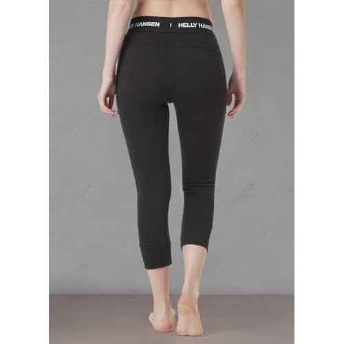 Helly-Hansen LIFA Merino Midweight 3/4 Pant Women's Baselayer for Outdoor Activities, Breathable & Thermoregulating