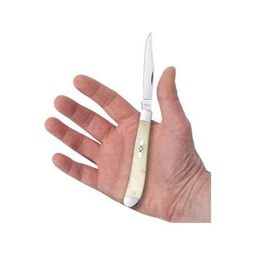 Case Cutlery CA13312: Slimline Trapper Natural Bone