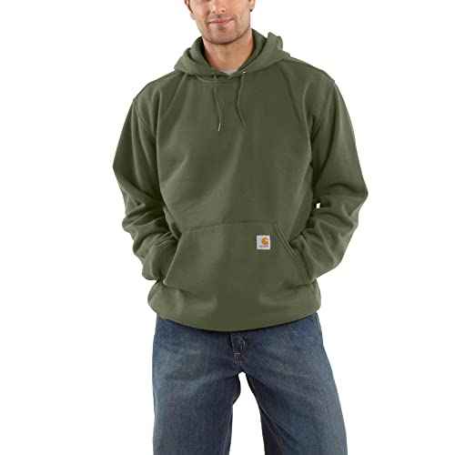 Carhartt Men's Loose Fit Midweight Sweatshirt, Moss, Large Tall