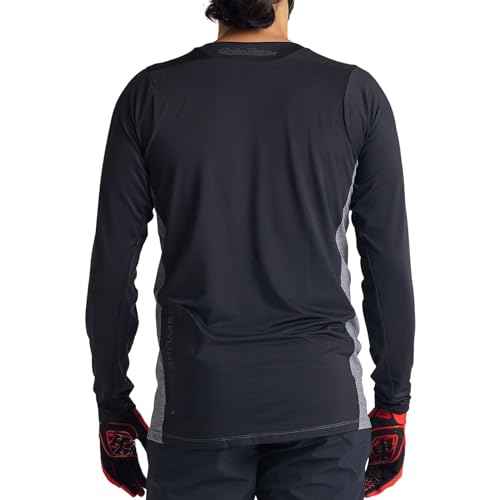 Troy Lee Designs - Skyline LS Jersey; Signature Heather Gray/Black XL
