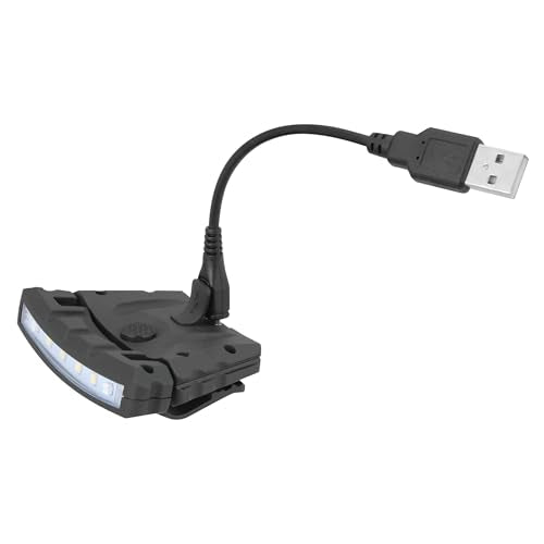 Performance Tool W2336 LED Hat Clip Light for Hands-Free Illumination with Rechargeable Battery and Adjustable Head