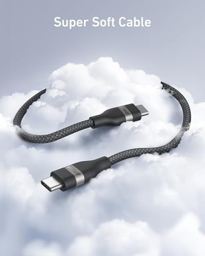 Anker Prime 67W USB C Charger&Anker Nano USB C Cable 240W 6FT Flexible Multi-Color Braided Cord