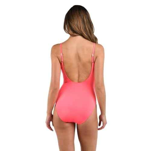 La Blanca Women's Island Goddess Plunge One Piece Swimsuit