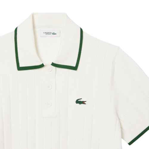 Lacoste Women's Sport Short Sleeved Polo Collar Golf Sweater