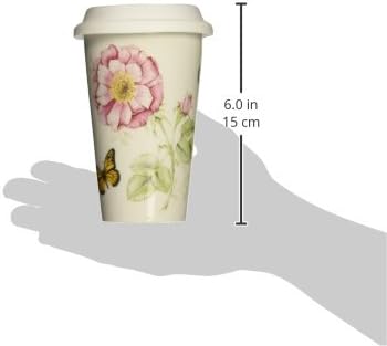 Lenox 837583 Butterfly Meadow Thermal Travel Mug, Multicolor, 1 Count (Pack of 1)