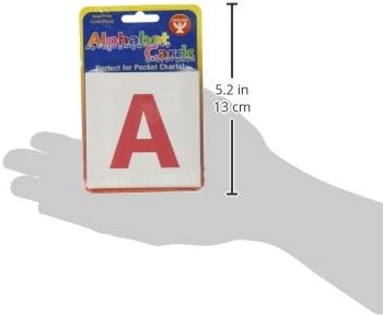 Hygloss 30-Pk Alphabet Flashcards – Uppercase Letters 3" x 3" White Cards – Literacy Learning Card Kit