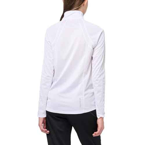 Ariat Women's Sunstopper 3.0 1/4 Zip Baselayer, White, Large