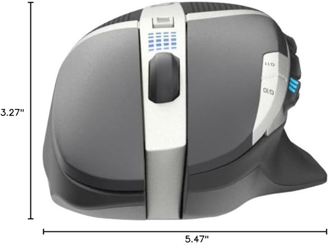 Logitech G602 Lag-Free Wireless Gaming Mouse – 11 Programmable Buttons, Upto 2500 DPI