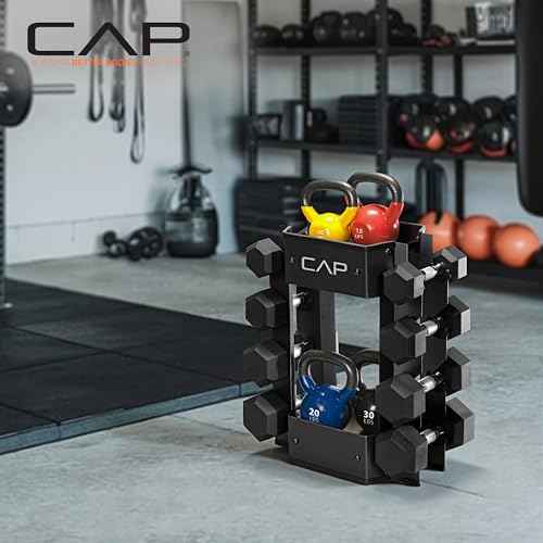 Cap Barbell Dumbbell and Kettlebell Storage Rack
