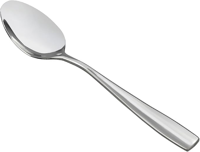 HOMMP 16-Piece Stainless Steel Dessert Spoons