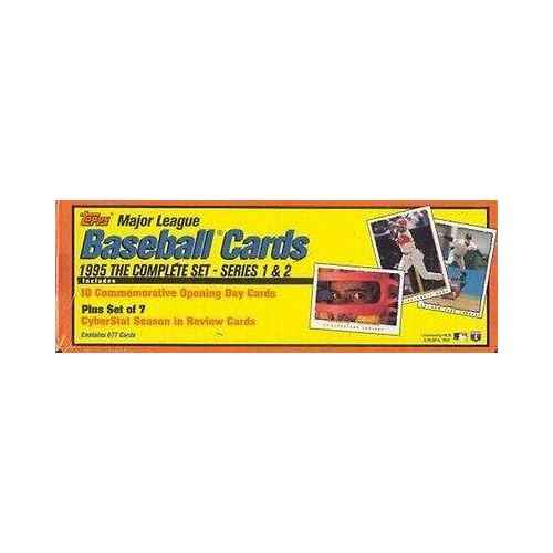 1995 Topps Baseball Retail Factory Set (box) (Yellow/Orange) - Sports Memorabilia