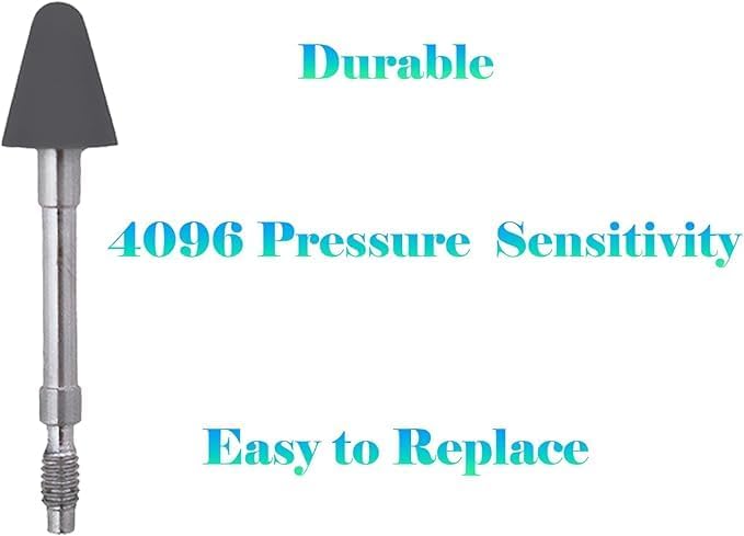 Alovexiong Tab Pen Pro Tips Replacement Compatible with Lenovo Tab Pen Pro 4096 Pressure Sensitivity Wear-Resistant Grey