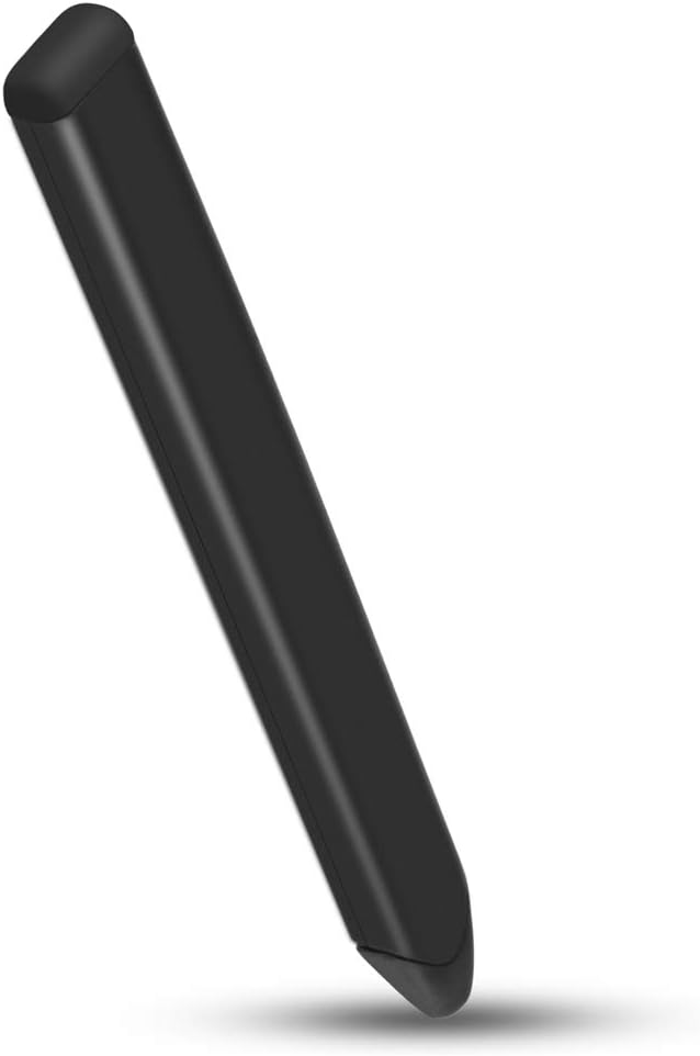Stylus Pen for Touch Screens Active Capacitive Stylus with Rubber Tip Compatible Tablets Smartphones Slim Lightweight Design for Writing Drawing Note Taking (Black)