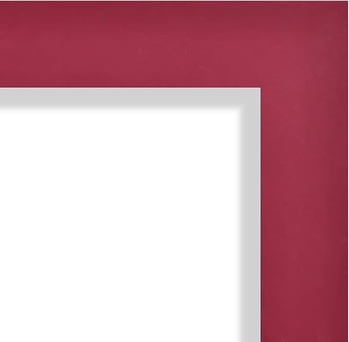 Vittanly 10 Pack Picture Frames Collage Wall Decor, Gallery Frame Set for Wall Mounting or Tabletop Display, Multi Sizes Including 2pcs 8x10, 4pcs 5x7, 4pcs 4x6, Red