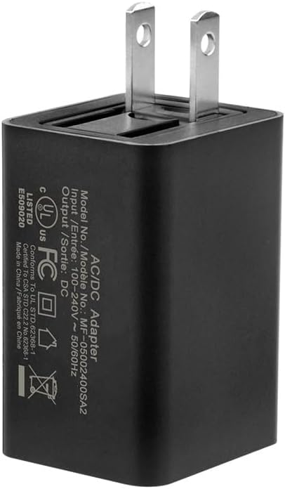 5V 1A/2.1A Dual USB Port Power Charger Compatible with HMX-F80 SP HMX-F80 BP BN