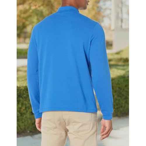 Lacoste Men's Classic Long Sleeve Pique Polo Shirt