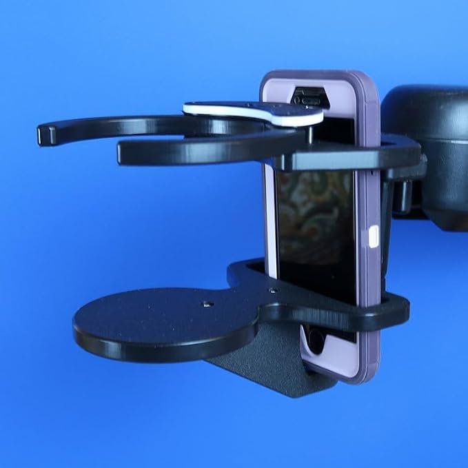 Powerchair Combo Phone & Adjustable Drink Holder Snapit! | A0015CA (Dalton)