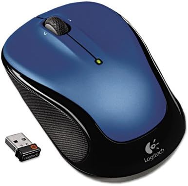 A better mix of precision and comfort with scrolling designed for Web use. - LOGITECH, INC. M325 Wireless Mouse, Right/Left, Blue