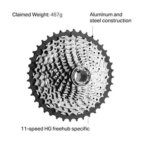 Shimano SLX CS-M7000 Cassette - 11 Speed, 11-46t, Silver/Black