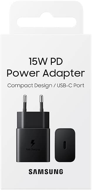 Samsung 15W Wall Charger Type C Only (Cable not Included) International Model - Black