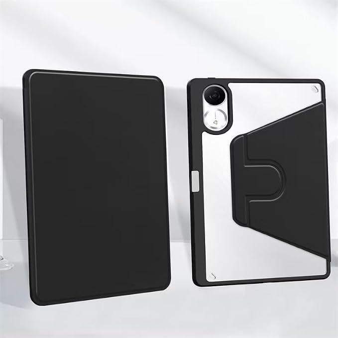 for Redmi Pad 2 2025 11 Inch PC 360°Swivel case with Pen Slot LightweightScratch Resistant Black for Redmi Pad 2 2025 11 Inch 2025