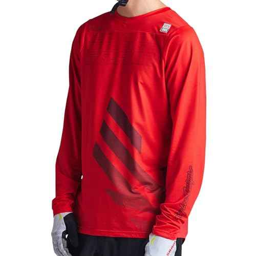 Troy Lee Designs - Skyline LS Jersey; SRAM Eagle ONE Fiery RED XL