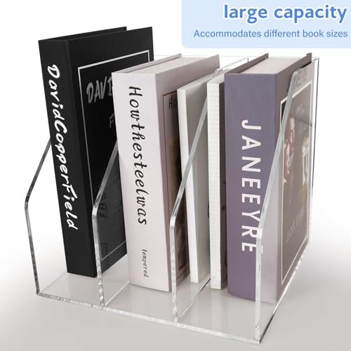 Acrylic Paper Tray Stackable Letter Organizers, Clear Paper Tray Desk Organizer, 3-Tier, Desk A4 File Holder for Office Document Desktop File Tray-2pack - style: Vertical-2Pack