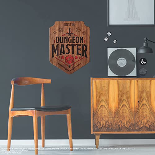 RoomMates RMK5349GM Dungeons and Dragons Dungeon Master Giant Peel and Stick Wall Decal with Alphabet