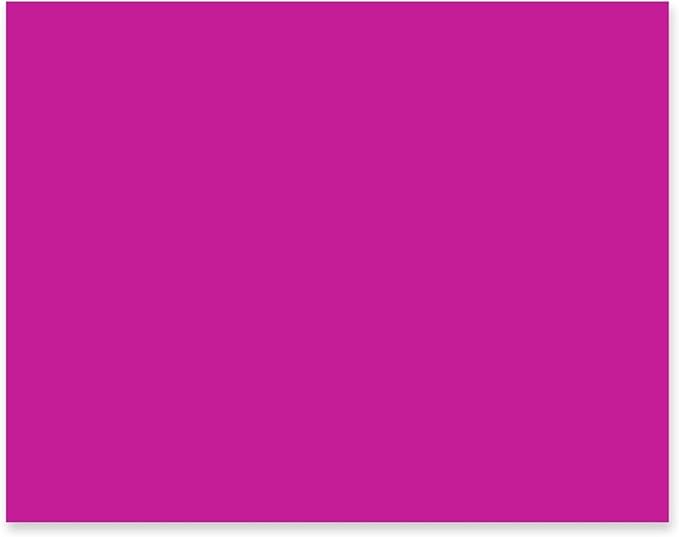 Peacock 4-Ply Railroad Board, 22"X28", Magenta, 25 Sheets