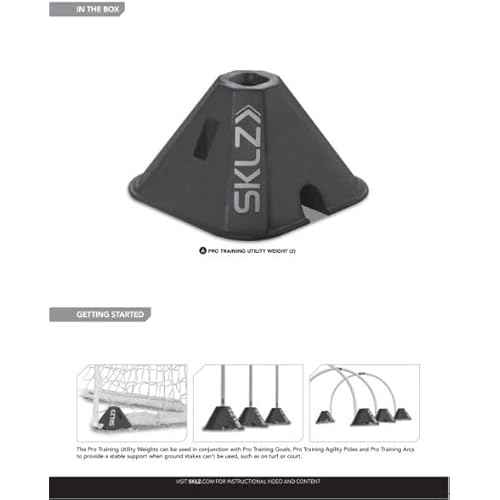 SKLZ Pro Training Utility Weight for Agility Poles, Arc, and Soccer Goals