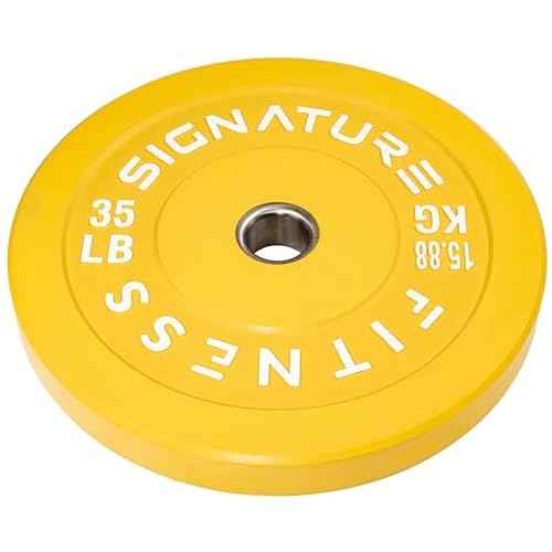 Fitvids 2" Olympic Bumper Plate Weight Plates with Steel Hub, Single, Pair or Set