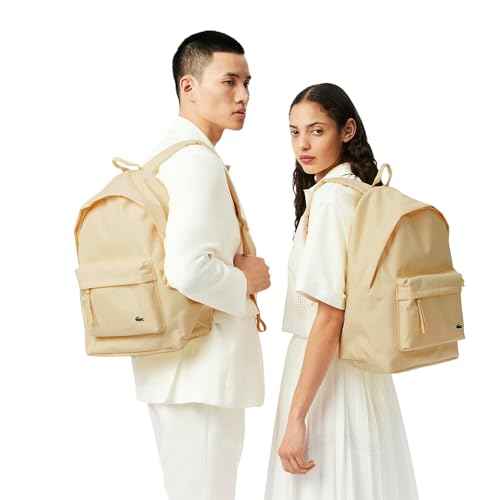Lacoste Unisex Neocroc Backpack, Yellow, One Size