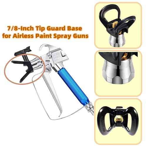 Replacement Parts Compatible with Graco Airless Paint Spray Guns Nozzles Set, Includes 246215 7/8¡± Reversible Thread Tip Guard Base/Nozzle Seats & 246453 Seal Tip Gaskets (1+ 5pk)