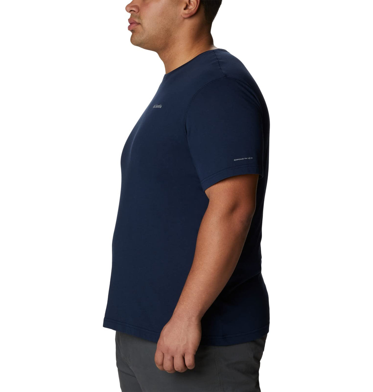 Columbia Mens Thistletown Hills Short Sleeve T-Shirt, Collegiate Navy Heather, 3X Tall