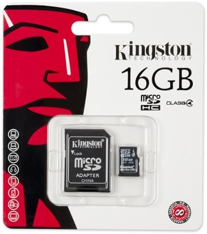 Kingston 4 GB microSDHC Class 4 Flash Memory Card SDC4/4GB