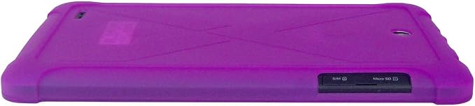 Compatible Protective TPU Case Replacement for T-Mobile Alcatel A30 8-inch Tablet 9024W 2017 Release (Purple)