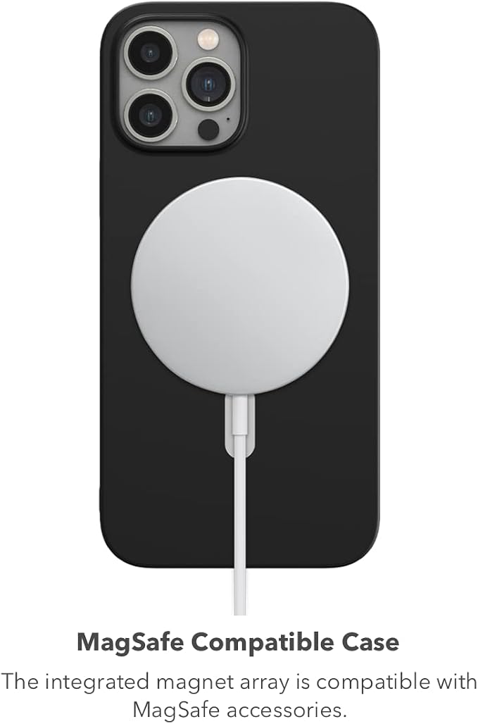 max Protection by ZAGG - Bundle MagSafe Case and HD Tempered Glass Screen Protector - Made for Apple iPhone 13 Pro Max - Black 990508937