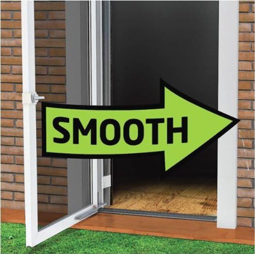 Touch 'n Hold Smooth Dual Door Closer System (Sandstone) – Heavy-Duty - Touch-Button Hold Open Feature & Smooth Closing Motion - Storm & Security Door (Medium/Heavy Weight). New Door/Replace Old Unit