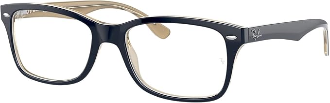 Ray-Ban unisex-adult Rx5228 Square Prescription Eyeglass Frames