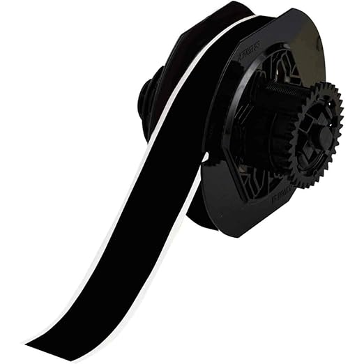 Brady B30C-1125-595-BK 100' Length x 1.125" Width, B-595 Vinyl, Black BBP31 Indoor/Outdoor Tape
