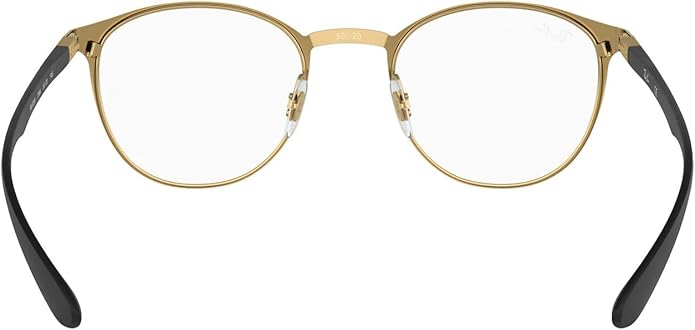 Ray-Ban Unisex Rx6355 Round Prescription Eyeglass Frames