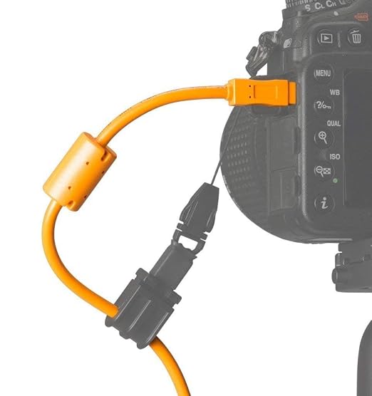 Tether Tools TetherPro USB 2.0 A Male to Mini-B 8 Pin Cable | For Fast Transfer and Connection Between Camera and Computer | Non-Reflective Black | Fast Reliable Data Transfer