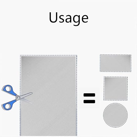1pc Mesh Filtration Wire Screen, 4 Mesh Size 7.5-100cm Weave Wire Mesh Sheet