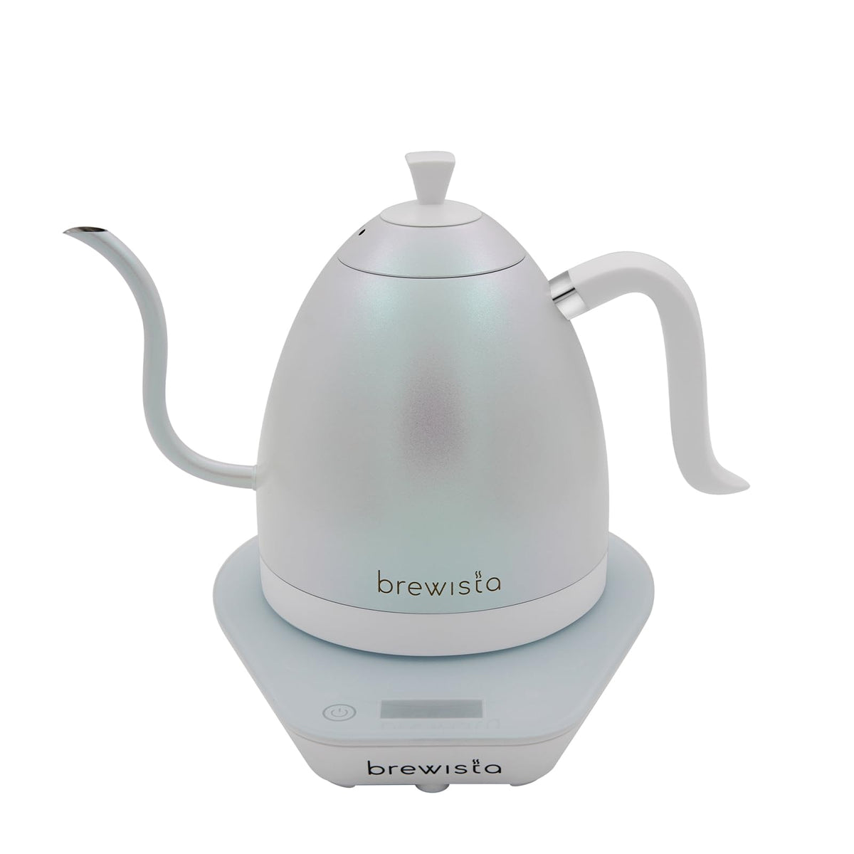 Brewista Artisan Electric Gooseneck Kettle, Water Boiler with LCD Panel, Precise Temperature Control, Fast Boiling and Keep Warm Settings for Pour-Over Coffee & Tea, Café, 1 Liter (Stainless Steel)