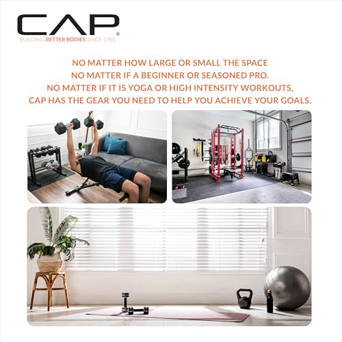 CAP Barbell Coated Dumbbell Weight | Multiple Options Pairs & Sets